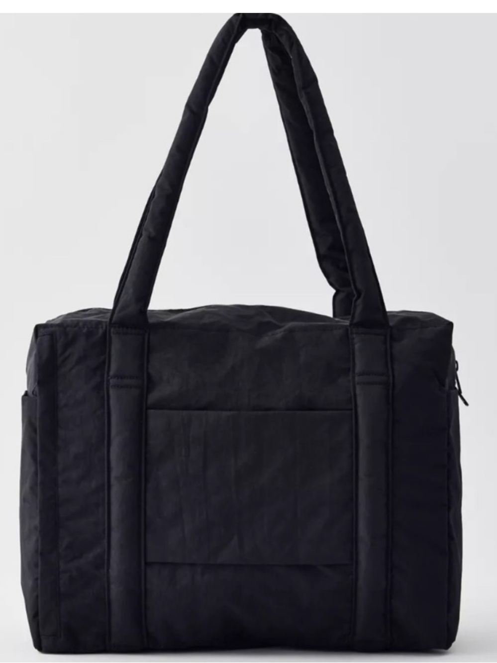 NWT BAGGU Black Small Cloud Carry-On with Detachable Interior Zip Pouch - Picture 4 of 15